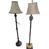 Image 1 : Vancouver - Set of 2 Vintage Floor Lamps & assorted Lampshades