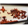 Image 4 : Vancouver - Decorative Framed Chinese Dragon Wall Plaque, approx. 52" H x 25" W