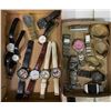 Image 1 : Vancouver - Set of 2 Trays full of Vintage Watches & Chains (approx. 20 pcs)