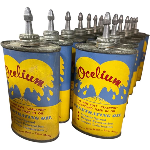 Vancouver - Vintage Collection of approx. 15-pcs Ocelium Penetrating Oil Tins (Empty)
