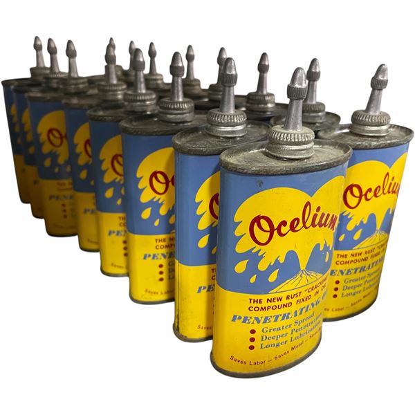 Vancouver - Vintage Collection of approx. 15-pcs Ocelium Penetrating Oil Tins (Empty)