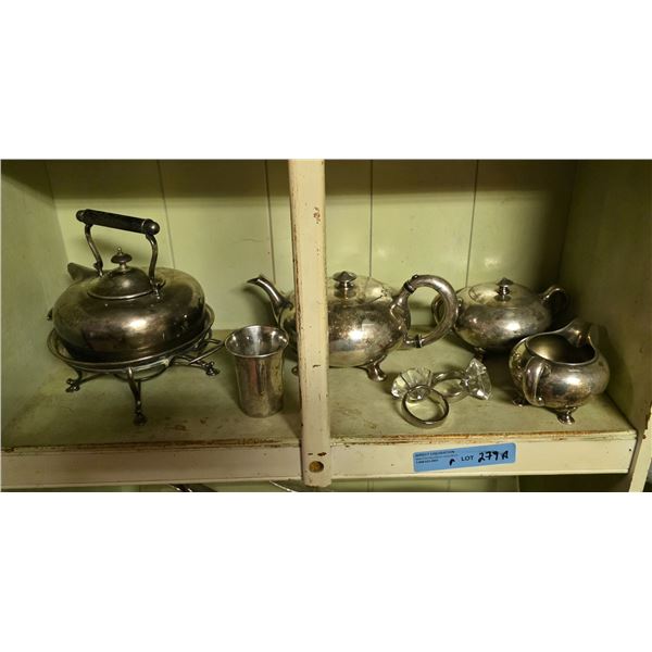 Misc. silver and silver plated kitchenware