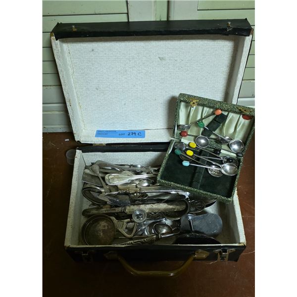 Silver plated and silver cutlery