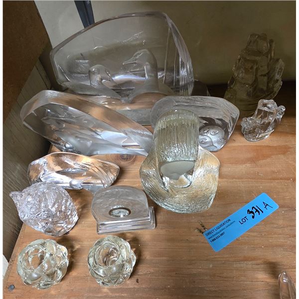 Misc. glass decorative ornaments