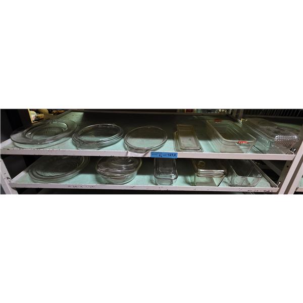 Fire king and glassware misc.