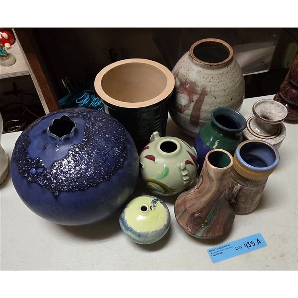 Misc. Vases pottery