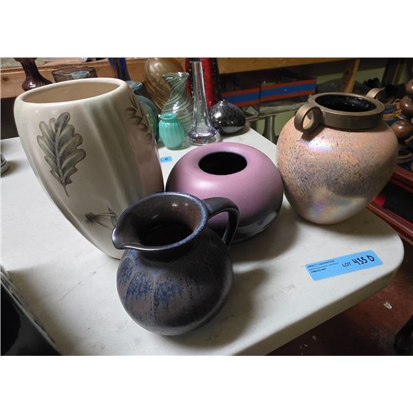 Misc. Vases pottery