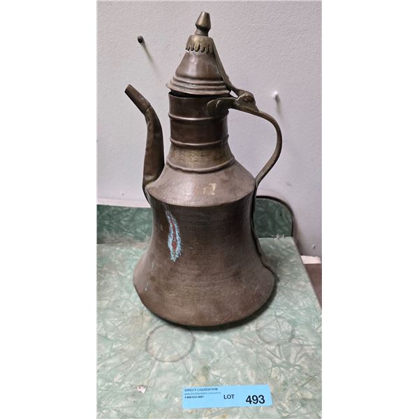 Turkish Hammered Copper Water Kettle