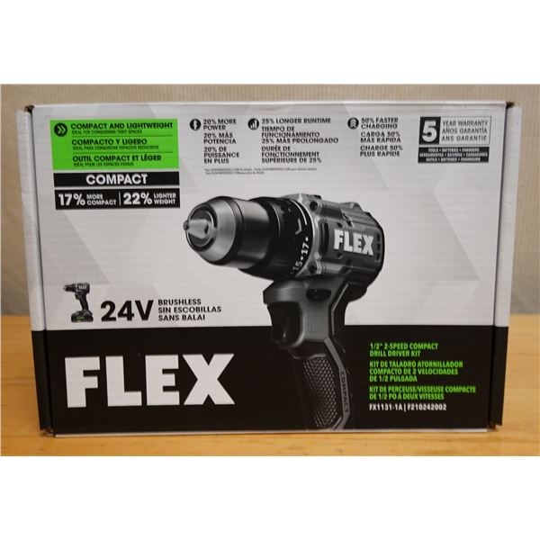 Flex FX1131-1A Brushless Compact Drill Driver Kit w/ Battery New in Box