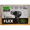 Image 1 : Flex FX1131-1A Brushless Compact Drill Driver Kit w/ Battery New in Box