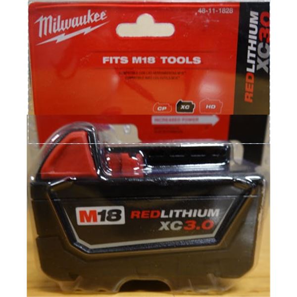 Milwaukee 48-11-1828 Red Lithium M18 Battery New in Package