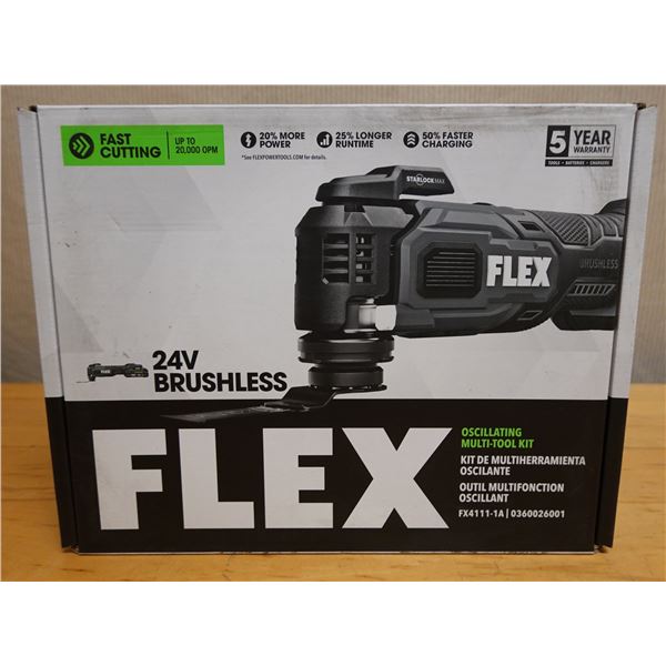 Flex FX4111-1A Oscillating Multi-Tool Kit w/ Battery & Charger New in Box