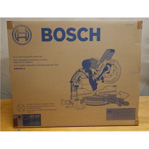 Bosch CM10GD Dual Bevel Glide Miter Saw New in Box