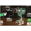 Image 2 : Metabo HPT DV36DA(G) Cordless Hammer Drill w/ 2 Batteries, Charger & Case New in Box