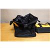 Image 5 : Qty 2 DeWalt Heavy-Duty Tool Bags w/ Zipper Close New