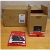 Image 1 : Qty 70 Milwaukee 48-73-4238 Black 2-Layer Face Masks New in Box