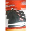 Image 4 : Qty 70 Milwaukee 48-73-4238 Black 2-Layer Face Masks New in Box