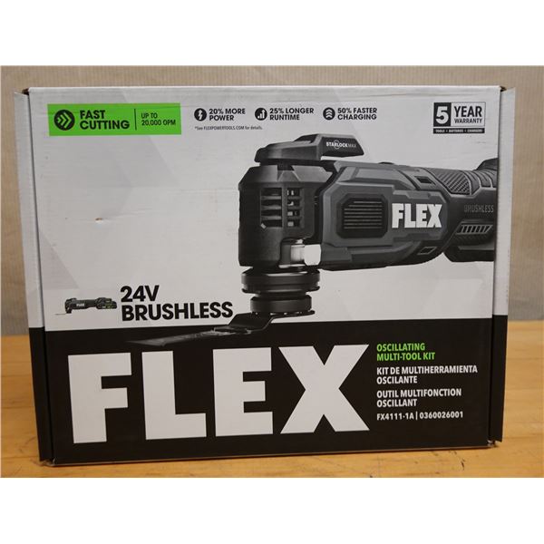 Flex FX4111-1A Oscillating Multi-Tool Kit w/ Battery & Charger New in Box