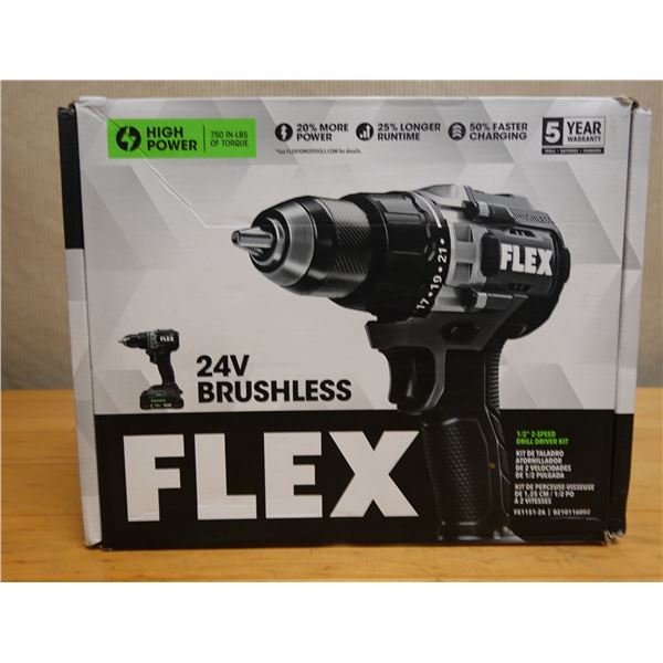 Flex FX1151-2A Drill Driver Kit w/ Battery, Charger & Case New in Box