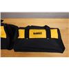 Image 3 : Qty 2 DeWalt Heavy-Duty Tool Bags w/ Zipper Close New