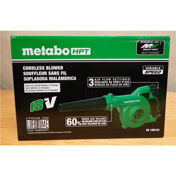 Metabo HPT RB18DC Q4Cordless Blower New in Box (Tool Only)
