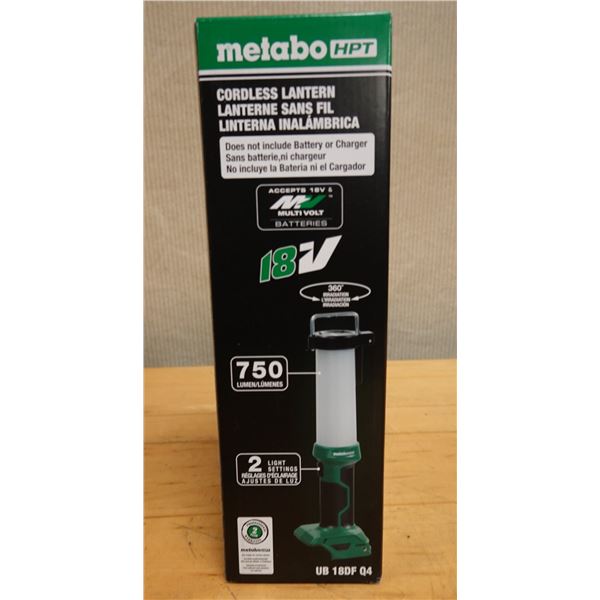 Metabo HPT UB18DF Q4 Cordless Lantern New in Box (Tool Only)