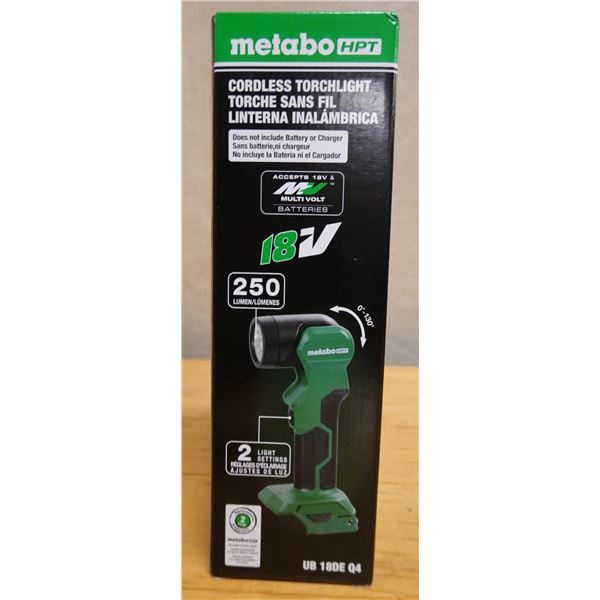 Metabo HPT UB18DE Q4 Cordless Torchlight New in Box (Tool Only)
