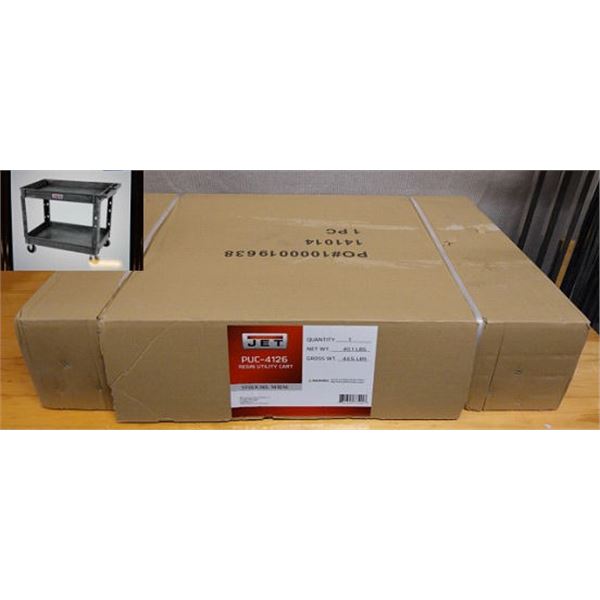 JET PUC-4126 Resin Utility Cart New in Box