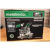 Image 9 : Metabo HPT C3610DRA (QA) Cordless Slide Compound Miter Saw w/ Battery (no adapter) New in Box