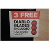 Image 5 : SkilSaw SPT88-02 Worm Drive Dual Bevel Sliding Miter Saw w/ 3 Diablo Blades New in Box