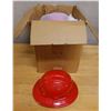 Image 1 : Qty 7 Red Construction Hard Hats New in Box