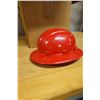 Image 3 : Qty 7 Red Construction Hard Hats New in Box