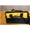 Image 2 : Qty 2 DeWalt Heavy-Duty Tool Bags w/ Zipper Close New