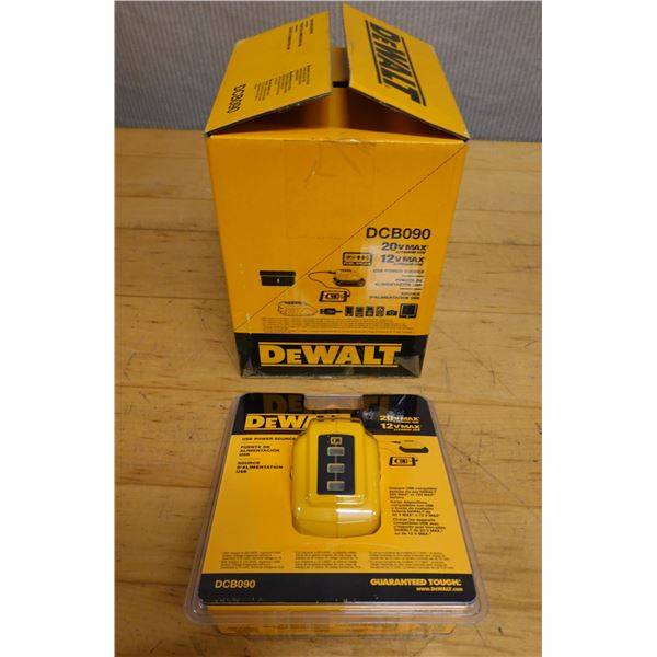 Box of 3 DeWalt DCB090 USB Power Sources New