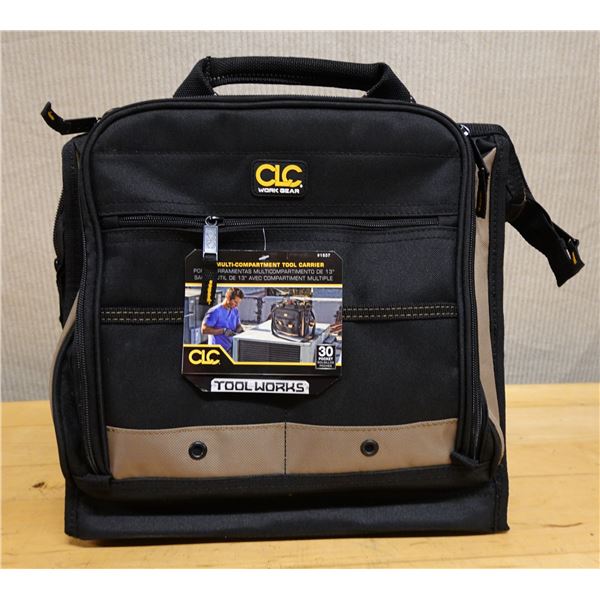 CLC Work Gear 1537 Tool Works Multi-Compartment Tool Carrier New