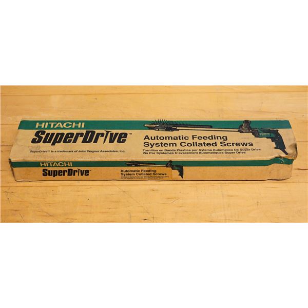 Hitachi 17202 SuperDrive Automatic Feeding System Collated Screws Drywall Streaker Point New in Box