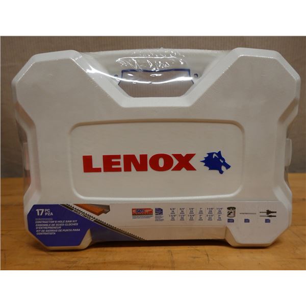 Lenox 308201200G Contractor's 17-pc Hole Saw Kit New in Hard Case