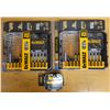 Image 1 : Qty 2 DeWalt Flex Torq 20-pc Impact Driver Bit Sets & Philips Bit Set New in Packages