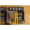 Image 3 : Qty 2 DeWalt Flex Torq 20-pc Impact Driver Bit Sets & Philips Bit Set New in Packages