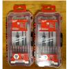 Image 1 : Qty 2 Milwaukee 48-32-4403 PackOut 18-pc Impact Driver Bit Set New in Package