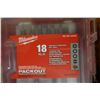 Image 2 : Qty 2 Milwaukee 48-32-4403 PackOut 18-pc Impact Driver Bit Set New in Package