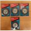 Image 1 : Qty 4 Makita A-98516 Stringer Bead Twist Wire Wheels New in Package