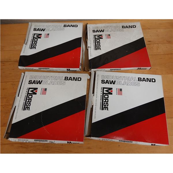 Qty 4 Boxes (8 Blades) Morse Industrial Band Saw Blades New in Box