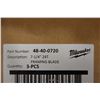 Image 3 : Qty 2 Boxes Milwaukee 48-40-0720 Framing Blades (3-pcs/box) New