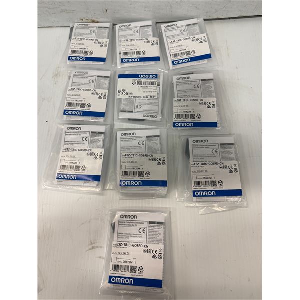 Lot of (10) Omron #E3Z-T81C-G0SRD-CN Sensors