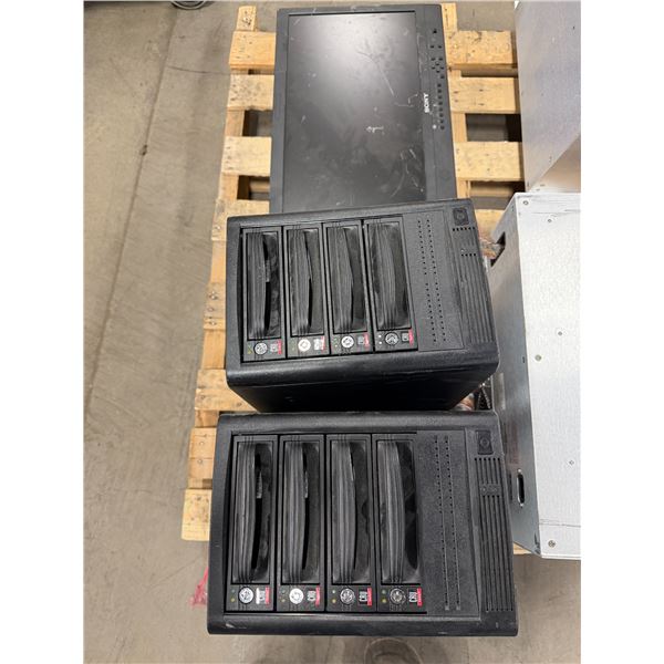 Sony Screen #LMD-2110W & (2) CRU-DATAPORT / #0043-7120-5240