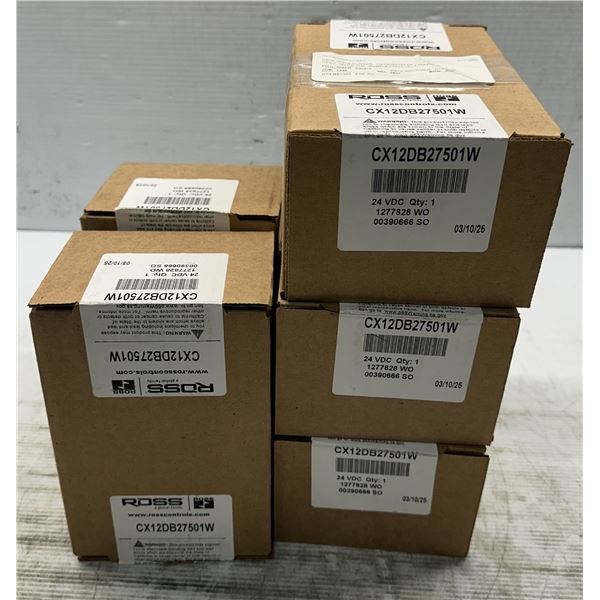 (5) Ross #CX12DB27501W Directional Control Vacuum Valves