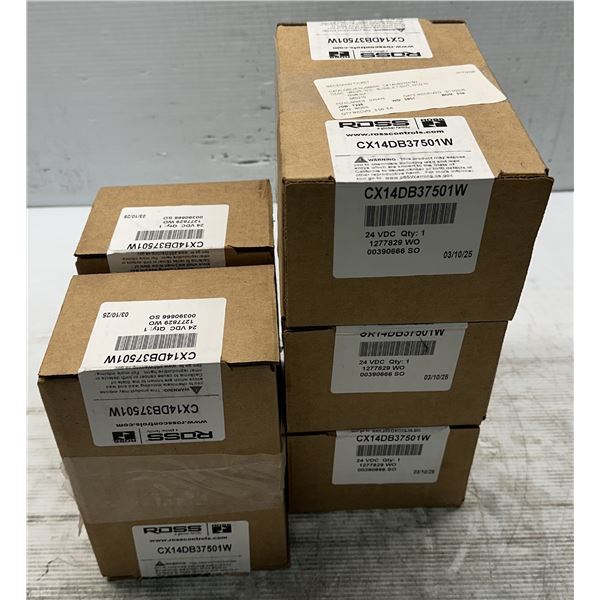(5) Ross #CX14DB37501W Directional Control Vacuum Valves