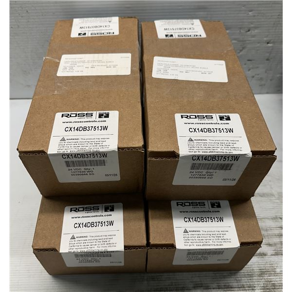 (4) Ross #CX14DB37513W Directional Control Vacuum Valves