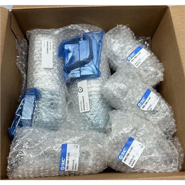 Lot of (6) SMC Items 2-#AMK40-F04B-6-D & 4-#IR3020-F04BG-A-X1073